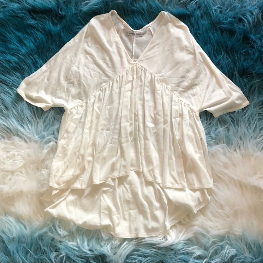 Zara flowy high low top